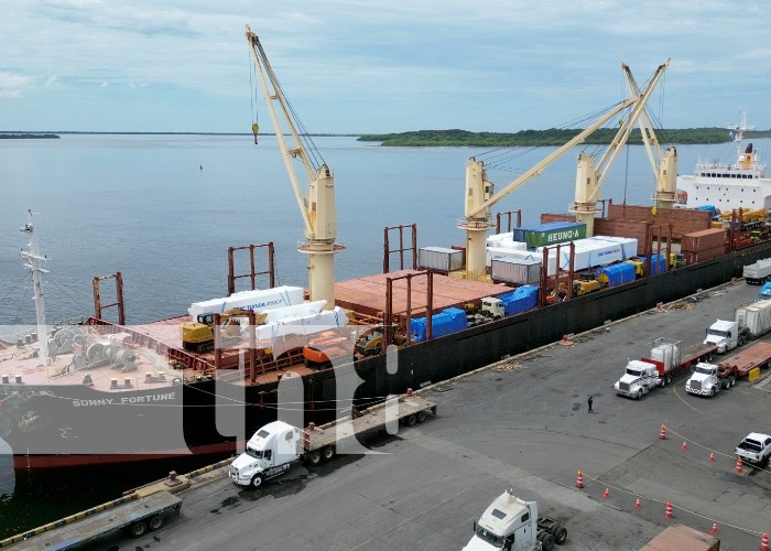 Foto: Movimiento portuario en Nicaragua / TN8