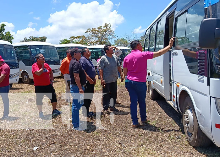 Foto: Capacitación para el cuido de buses en Bluefields / TN8