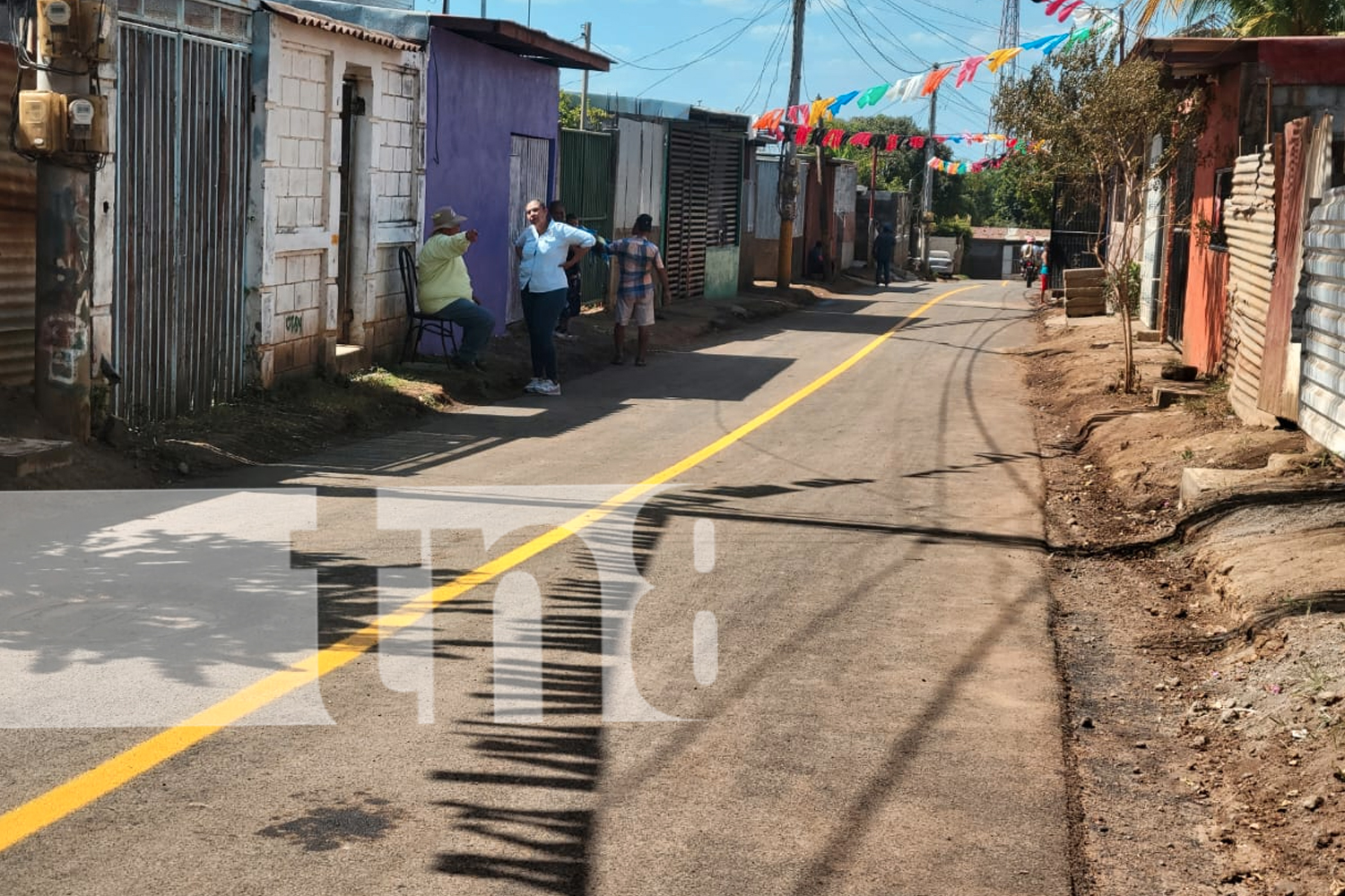 Foto: Villa Jerusalén se beneficia con 10 cuadras asfaltadas que mejoran la conectividad y seguridad/TN8