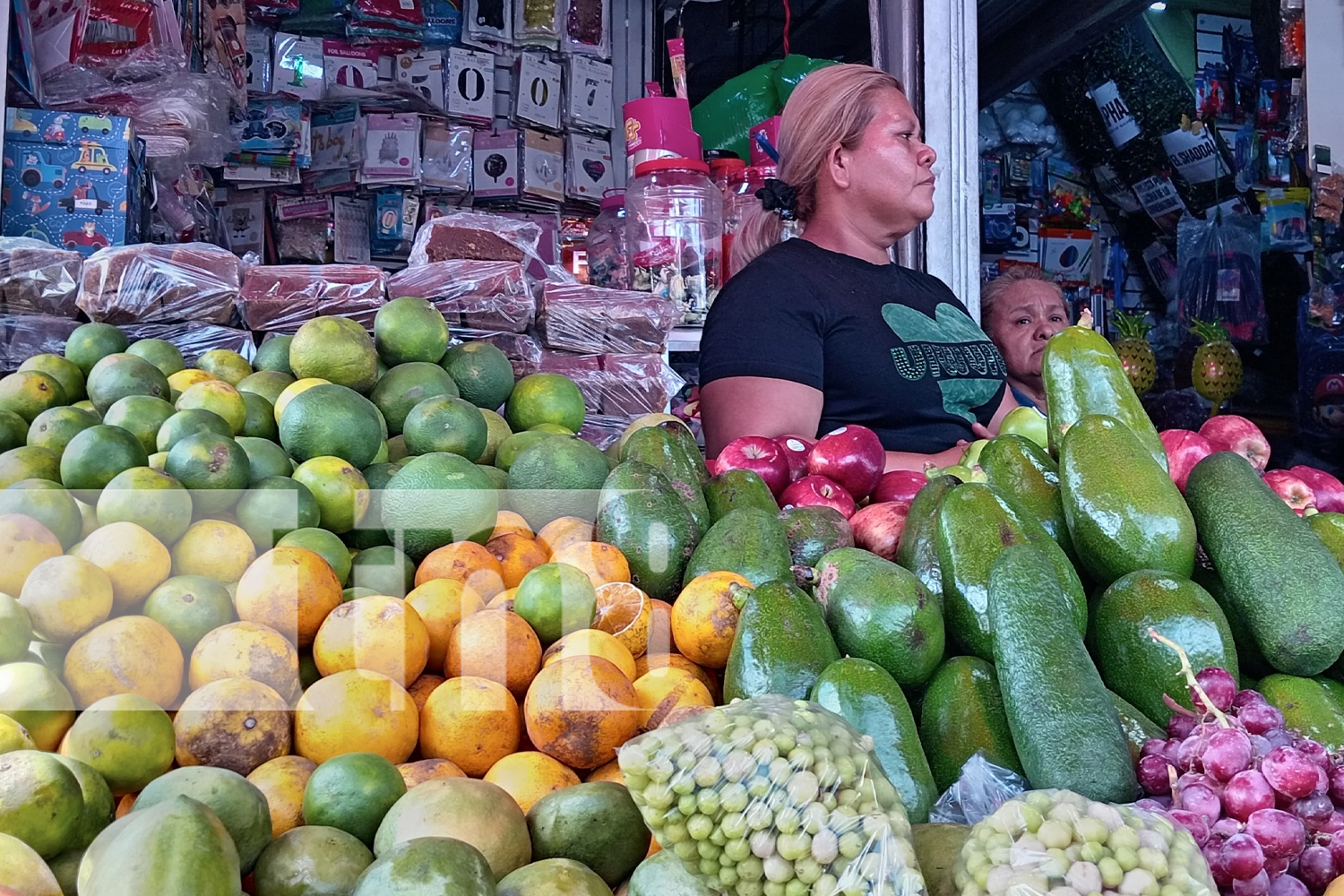 Foto: Alcaldesa de Managua visita el Mercado Mayoreo /TN8