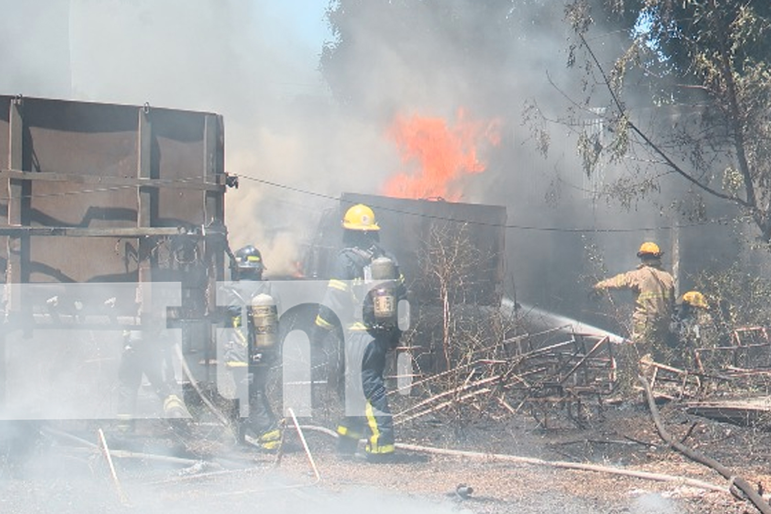 Foto: Incendio en Managua/TN8