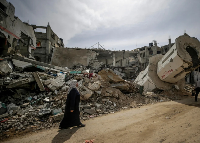 Foto: Desalmado ataque israelí sobre Gaza /cortesía