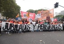 Foto: Nueva jornada de protestas en Argentina /cortesía