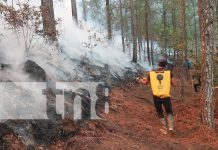 Foto: Incendio forestal en San José de Cusmapa, en Madriz/TN8