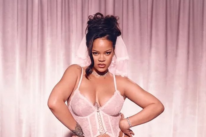 Photo: Rihanna reinvents wedding lingerie/courtesy Photo: Rihanna reinvents wedding lingerie/courtesy
