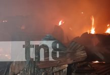 Foto: Incendio arrasa con una vivienda en Managua/TN8