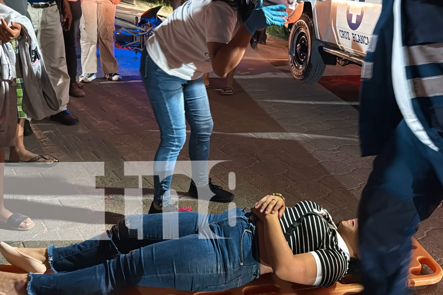 Foto: Menor lesionada en accidente de motocicleta en Jalapa/TN8