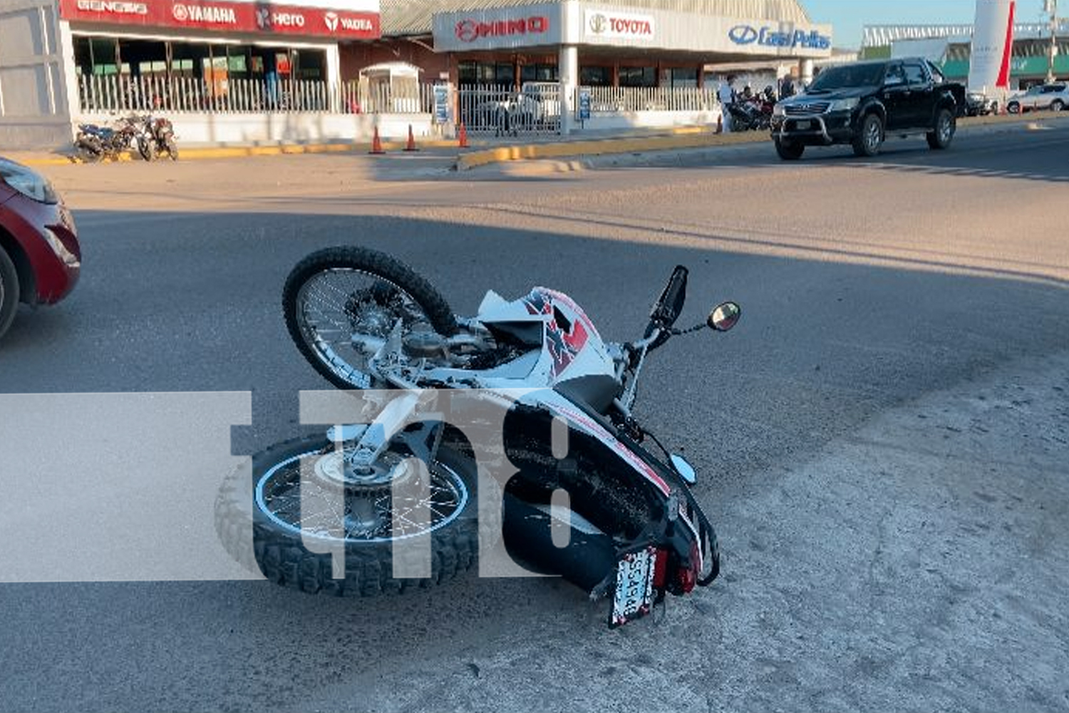 Foto: Imprudencia al volante deja un motorizado gravemente herido en Estelí/TN8