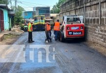 Foto: Nuevas calles en el barrio Camilo Ortega, Managua / TN8
