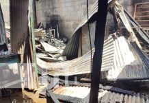 Foto: Incendio en el barrio 8 de Marzo, Managua / TN8