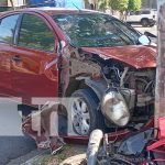 Foto: Fuerte accidente en Bolonia, Managua / TN8
