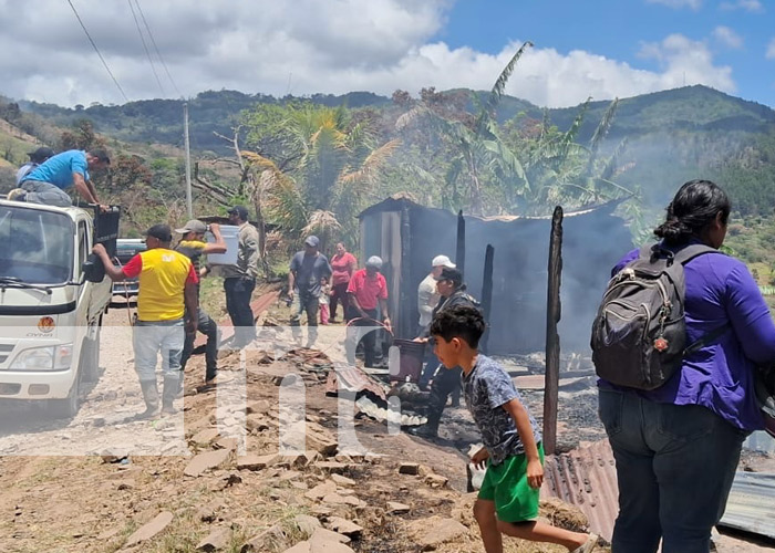 Foto: Incendio en San Ramón, Matagalpa / TN8