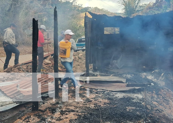 Foto: Incendio en San Ramón, Matagalpa / TN8